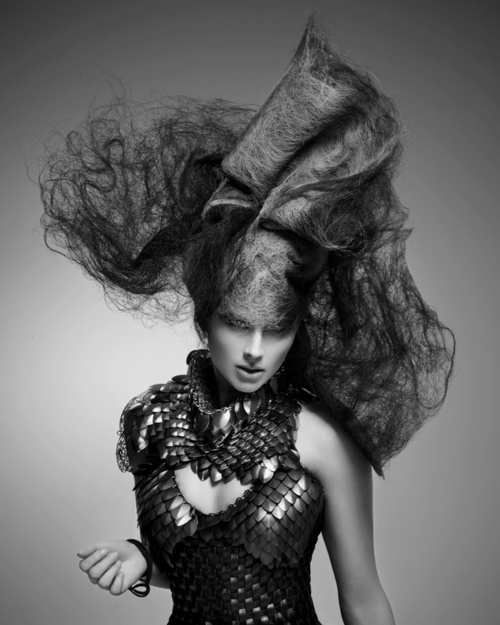 ROS.E. Hair sculptures