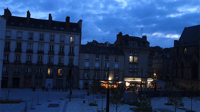 La Place Saint-Germain de Rennes s'illumine !