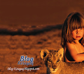 Gadis yang suka berkawan dengan haiwan liar di Afrika