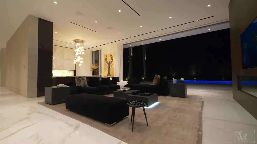 53 Interior Photos vs. Tour 627 Carcassonne Rd, Los Angeles, CA Ultra Luxury Modern Mega Mansion