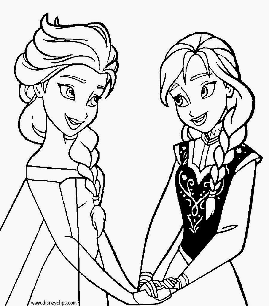 Frozen Printable Coloring Pages   Disney Coloring Book