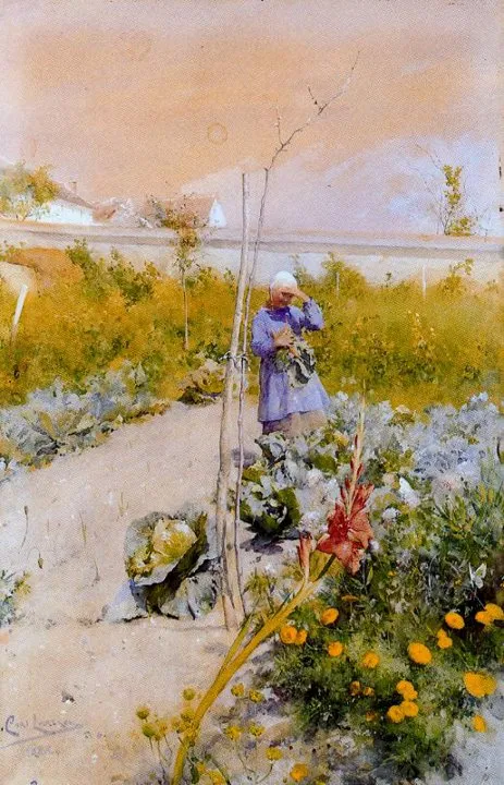 Carl Larsson 1853-1919 | Swedish Realist painter | The Arts and Crafts Movement