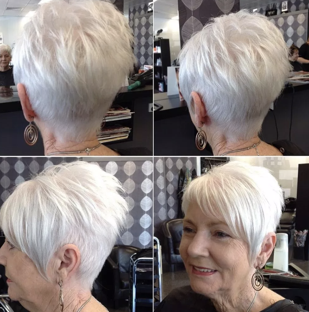 short hairstyles for women over 60 with fine hair