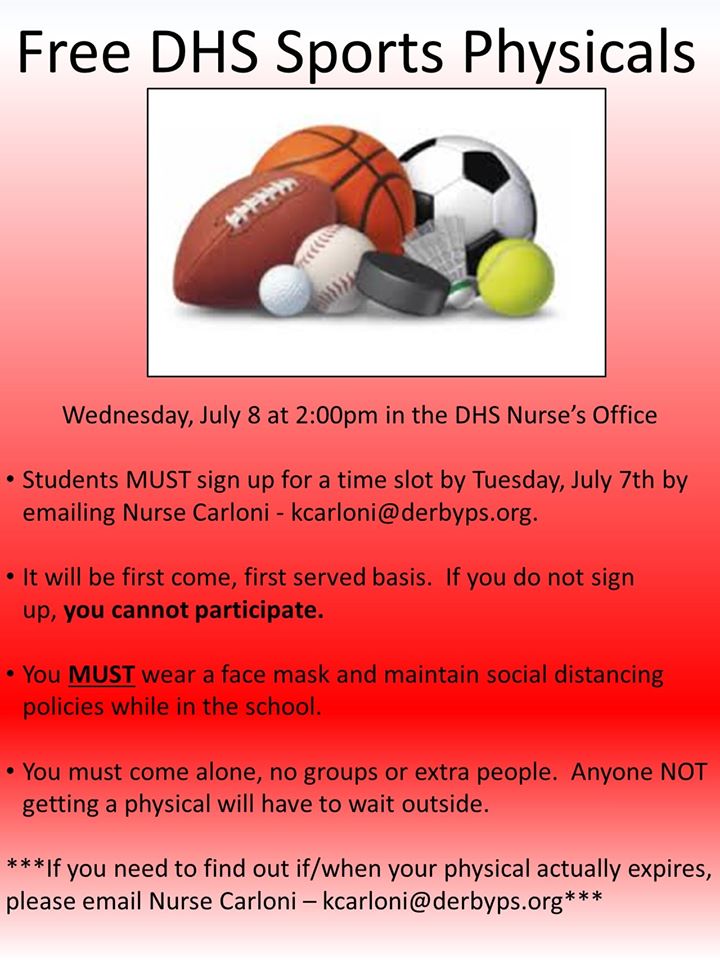 The Valley Voice Derby High School To Offer Free Sports Physicals