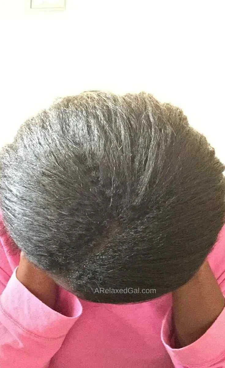 Managing new growth during relaxer stretches | A Relaxed Gal