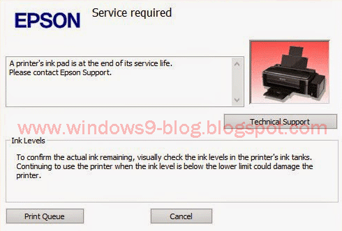 Epson L220 Service Required