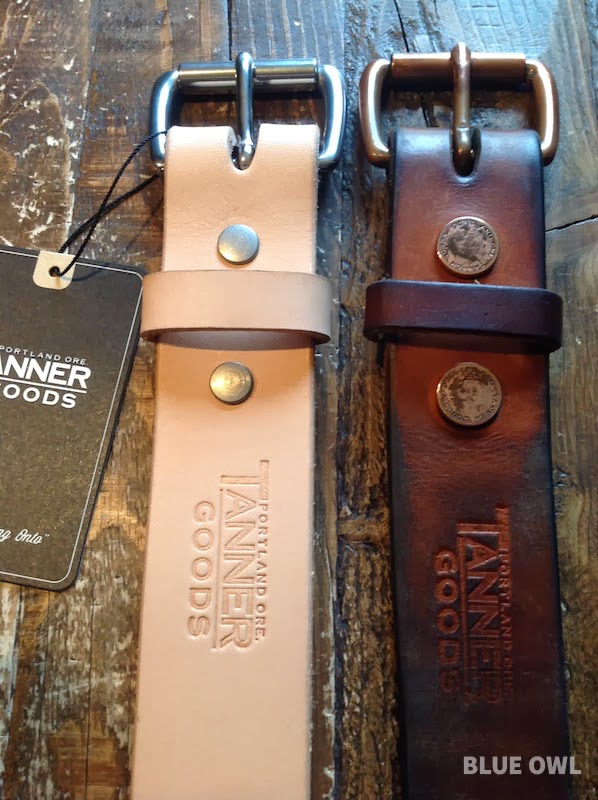 Tanner Goods Natural Leather Belt - 3 Years of Wear | Blue Owl Workshop