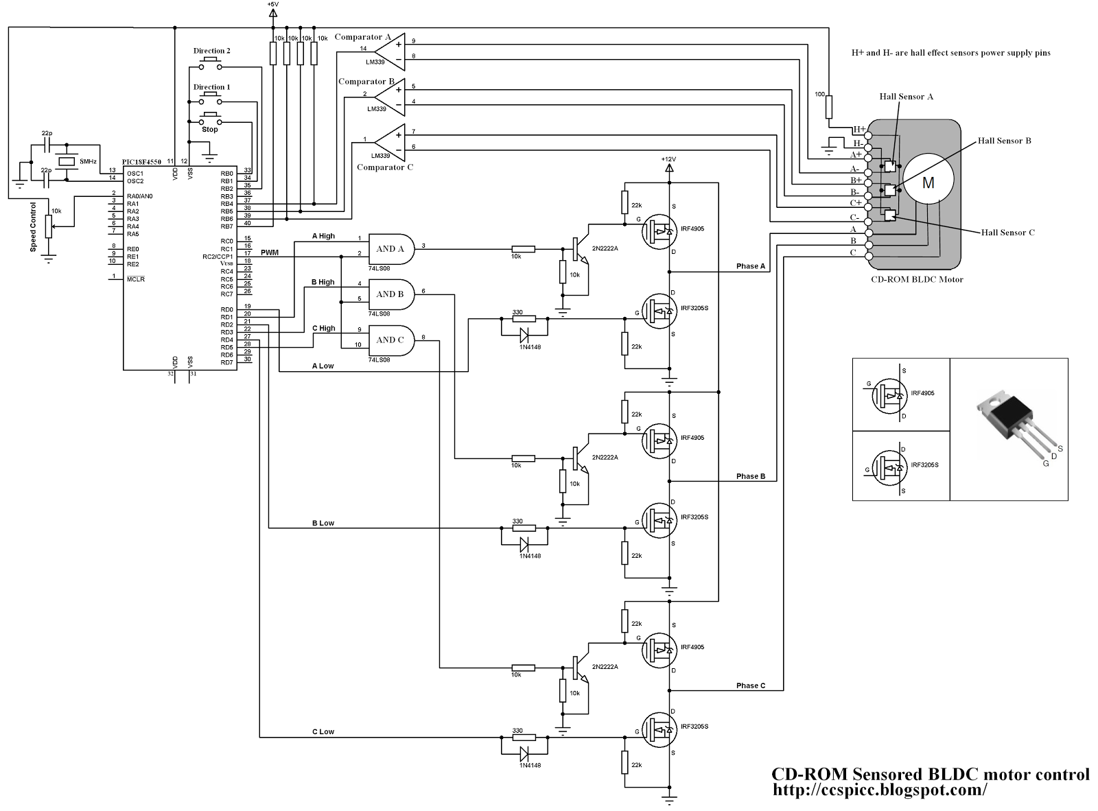 Cd Rom Motor Driver Circuit Diagram