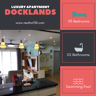 Docklands Sài Gòn căn hộ cao cấp Docklands 3 phòng ngủ phường Tân Phú