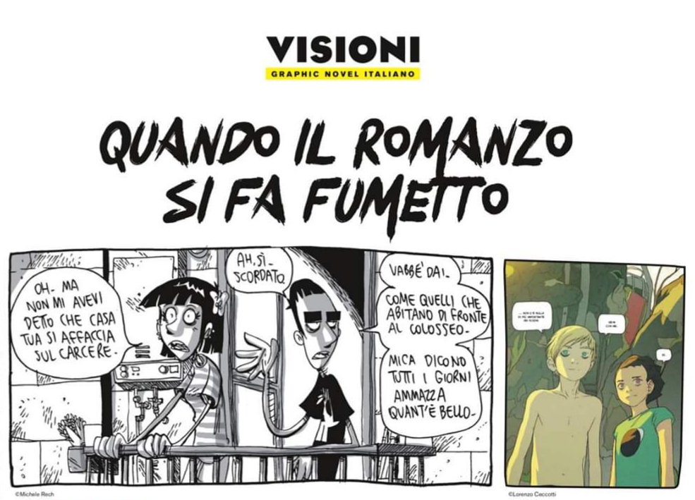 Visioni: graphic novel italiani con Corriere e Gazzetta