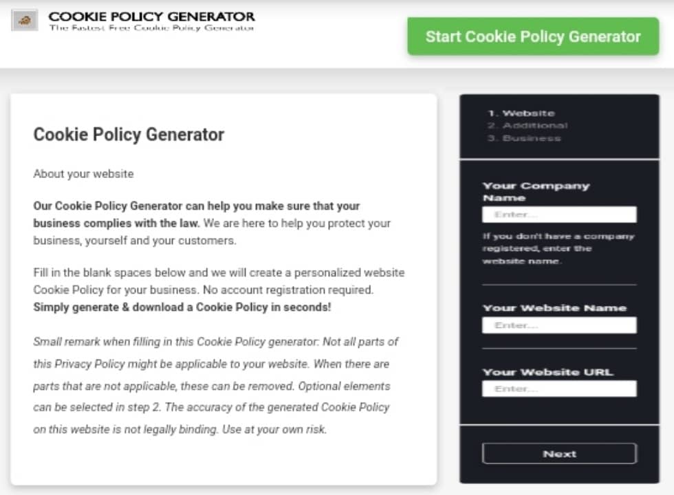 100 Free Cookie Policy Generator 100-free-cookie-policy-generator