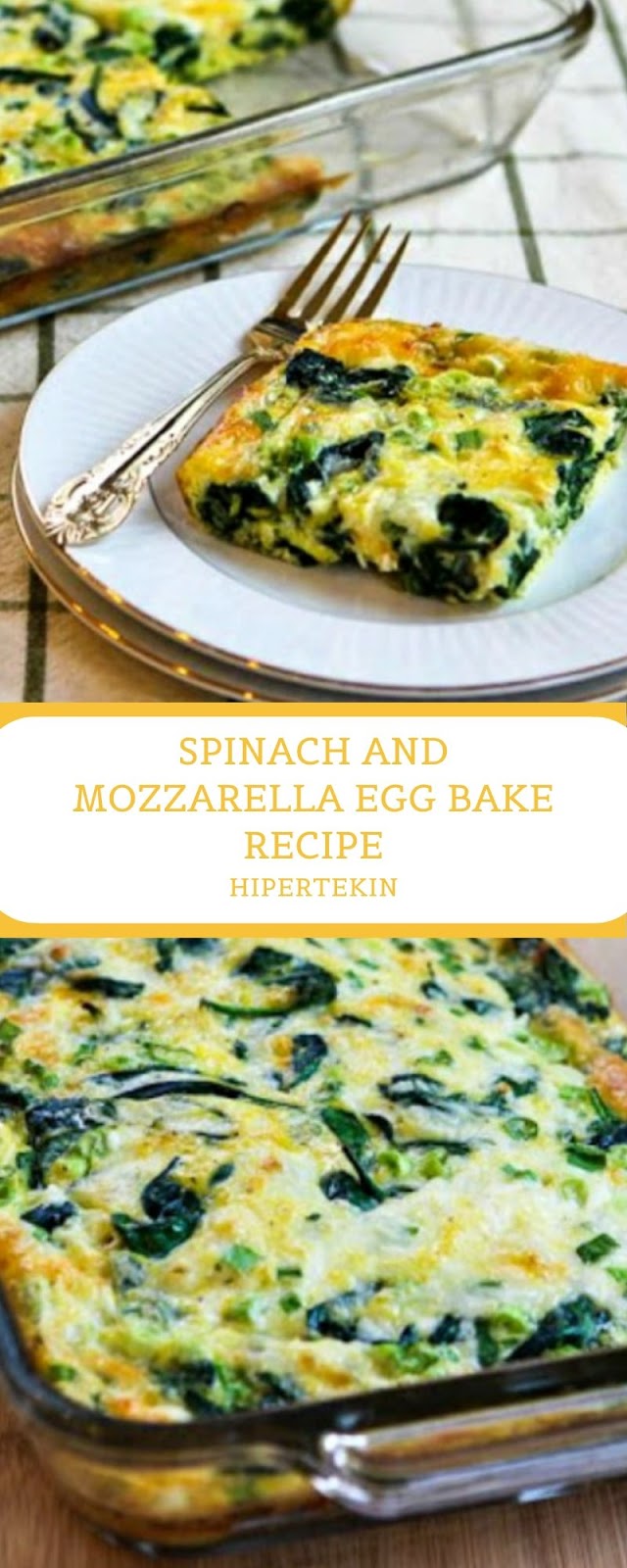 SPINACH AND MOZZARELLA EGG BAKE RECIPE SPINACH AND MOZZARELLA EGG BAKE RECIPE