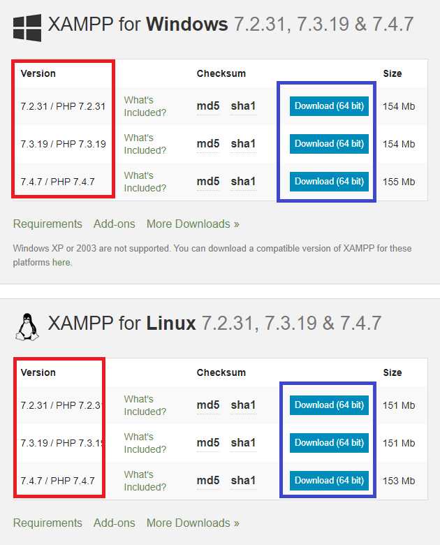 Proses Download XAMPP Untuk Windows dan Linux Proses Download XAMPP Untuk Windows dan Linux