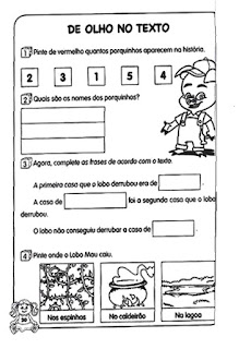 Projeto Projeto história dos três porquinhos