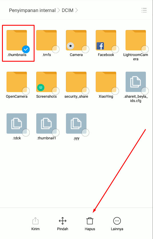 Cara Hapus File Thumbnail Di Folder Android Panduanit