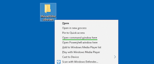 Cara Menampilkan "Open Command Window Here" di Windows 10