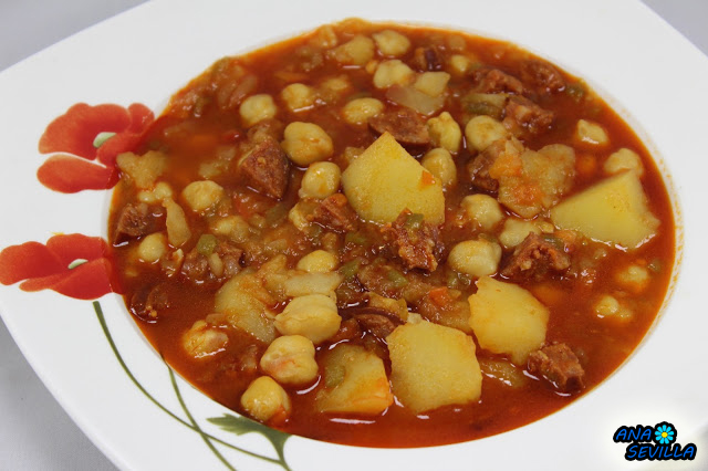 Potaje de garbanzos con patatas olla GM Ana Sevilla