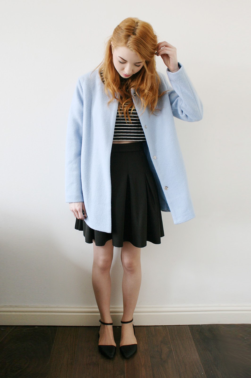 baby blue coat Archives - Hannah Louise Fashion