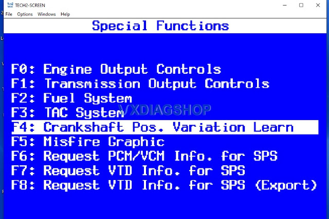 Crank Position Relearn