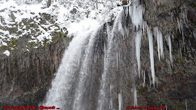 Frozen Tamanawas Falls Oregon