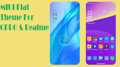 Download Tema Oppo Tembus Semua Aplikasi Gratis (MIUX Flat)