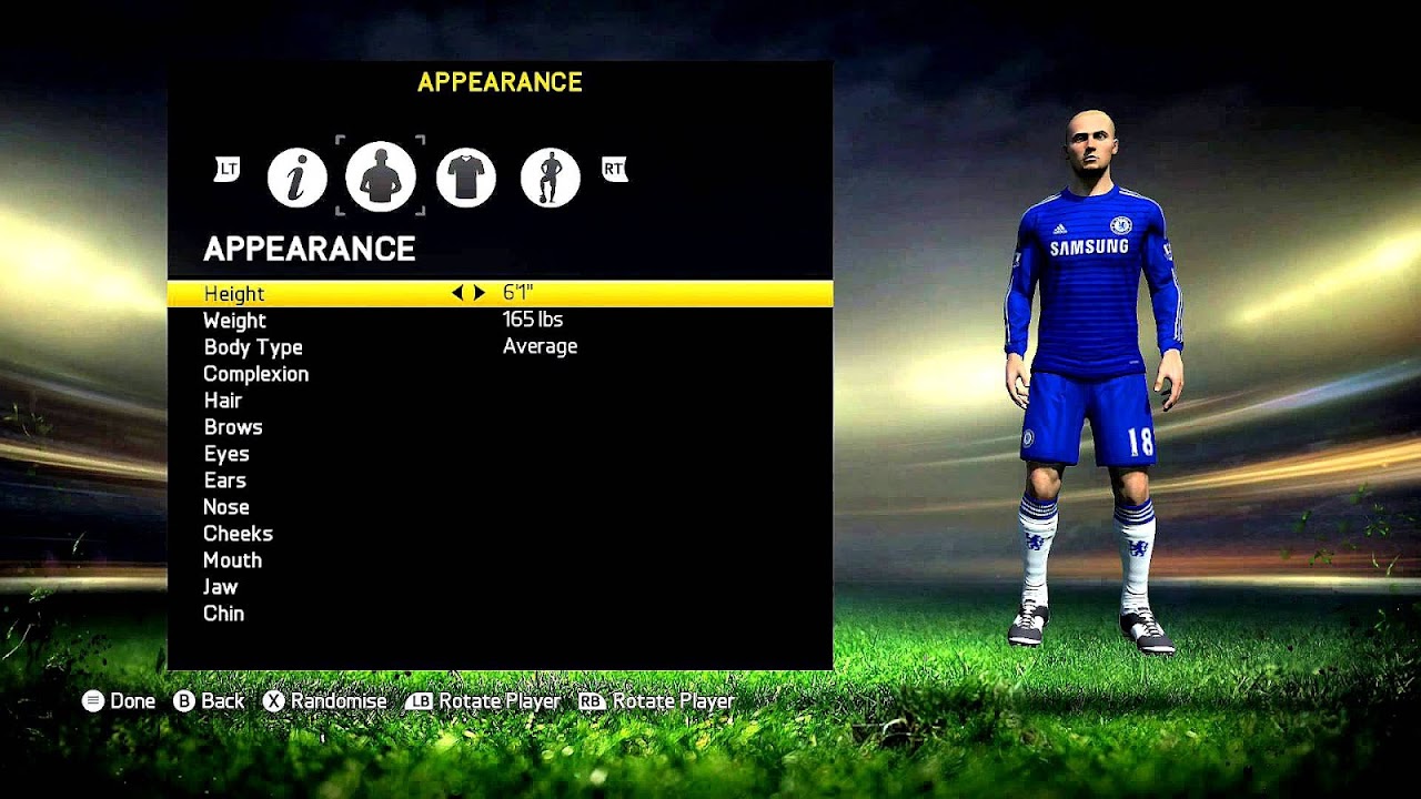 Create Your Own Soccer Player Soccer Choices