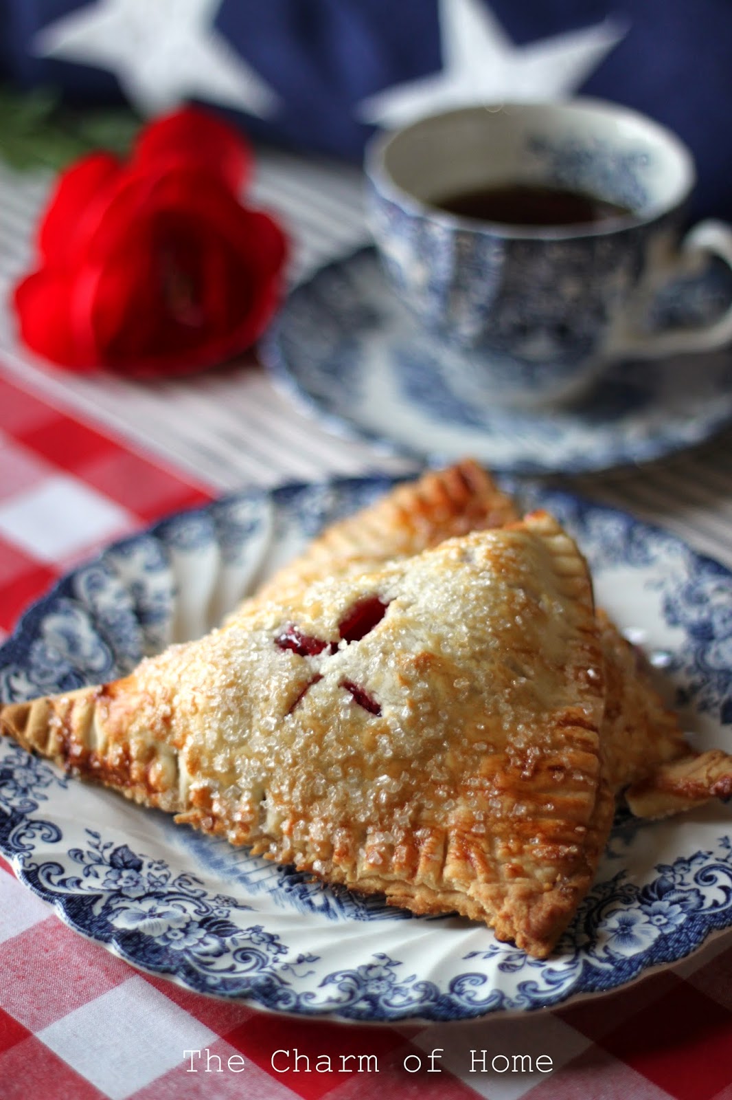 Easy Cherry Hand Pies, The Charm of Home