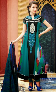Readymade Embroidered Frocks 2014-2015 | Indian Anarkali Frocks - New Fresh Fashion