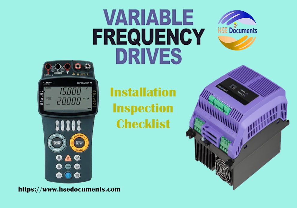  Variable Frequency Drive (VFD) Installation Inspection Checklist 