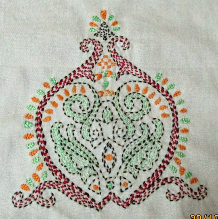 My craft works Kantha Embroidery motifs