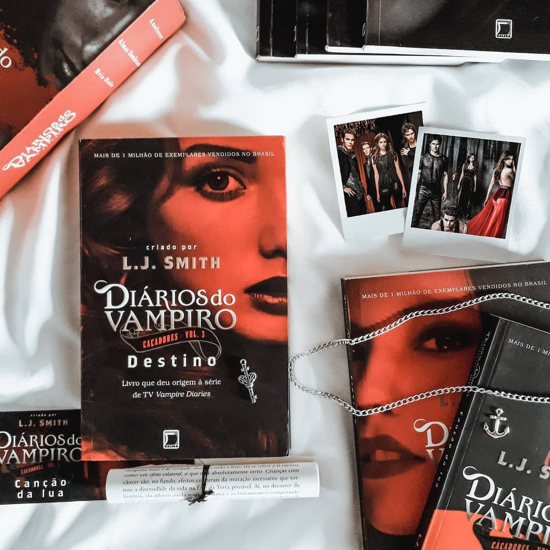 Livros Diários do Vampiro - usados - de L. J. Smith - leia a