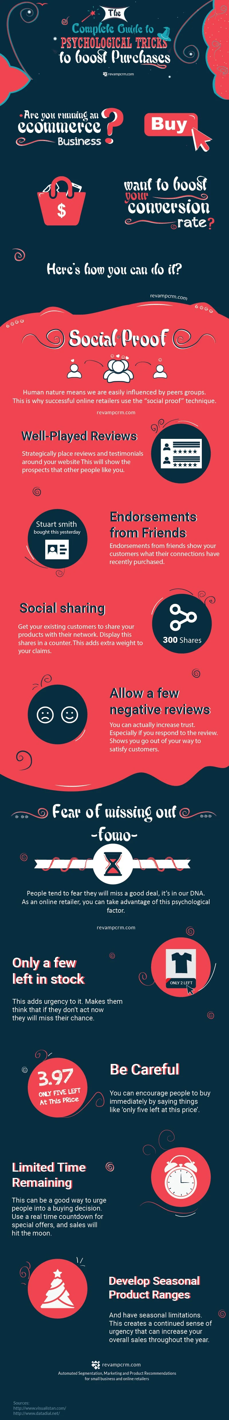 Psychological Tricks to Boost Purchases - #Infographic