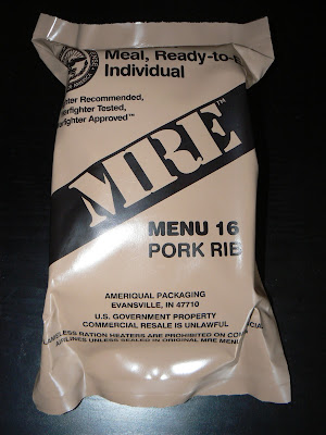 MRE Menu 16, Pork Rib Overwrap
