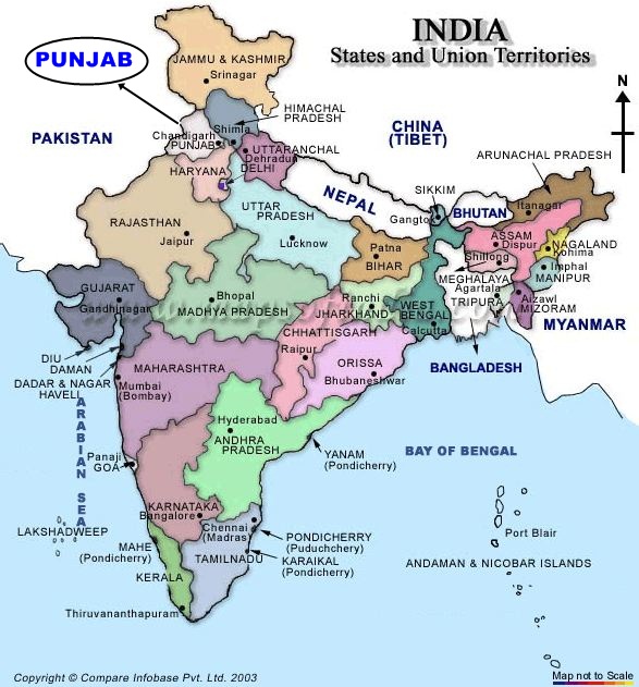 Peta negara India