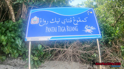 Signboard Pulau Tiga Ruang