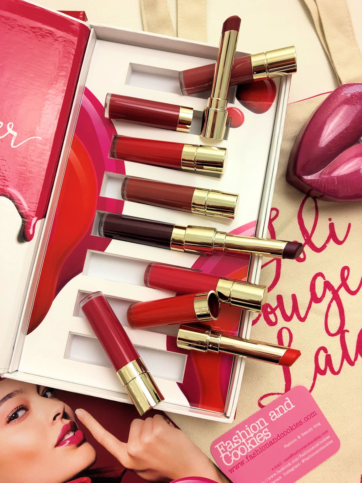 Clarins Joli Rouge Lacquer: nuovo rossetto effetto lucido su Fashion and Cookies beauty blog, beauty blogger
