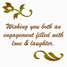 engagement wishes