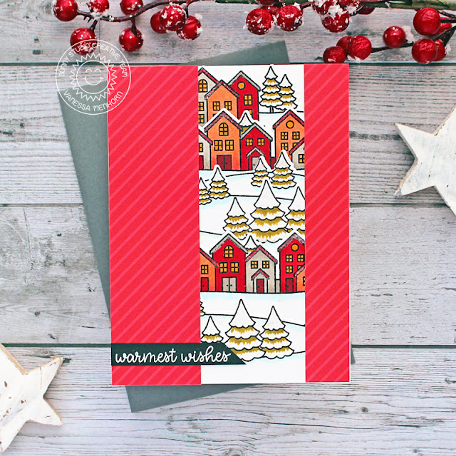 Sunny Studio Stamps: Scenic Route Very Merry Winter Themed Holiday Card by Vanessa Menhorn Sunny Studio Stamps: Scenic Route Very Merry Winter Themed Holiday Card by Vanessa Menhorn