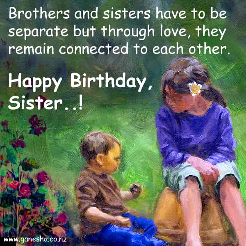 Happy Birthday Wishes for Sister