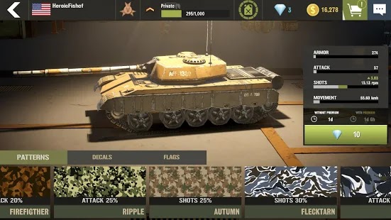 War Machines Tank Army Game Screenshot