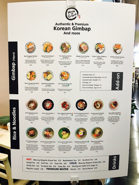 House of Gimbap - Menu Stand