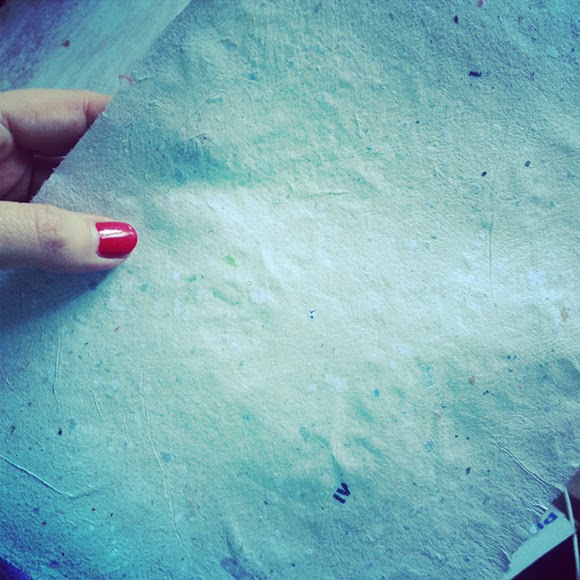 Stoffer + Blik // Send a smile Making my own paper