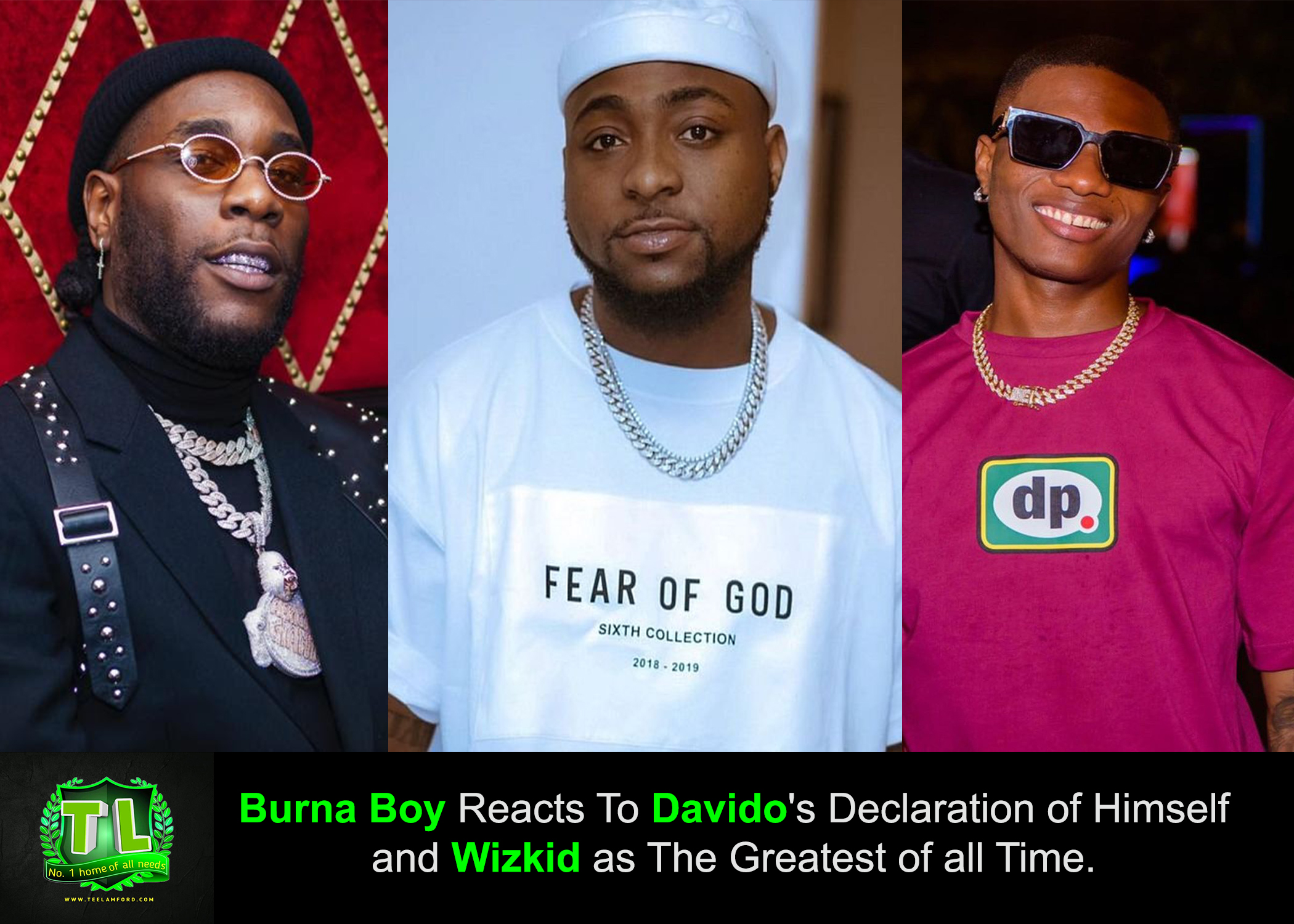 Burna-Boy-Davido-Wizkid-Teelamford Burna-Boy-Davido-Wizkid-Teelamford