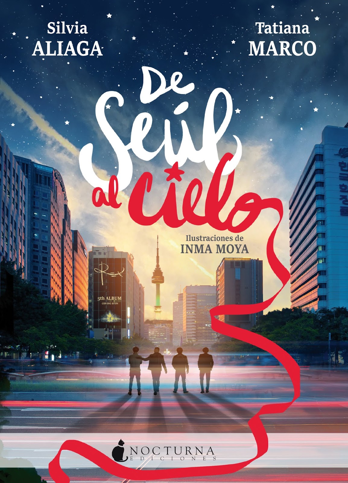 Perdida en un mundo de libros Portada revelada Luces en el cielo de