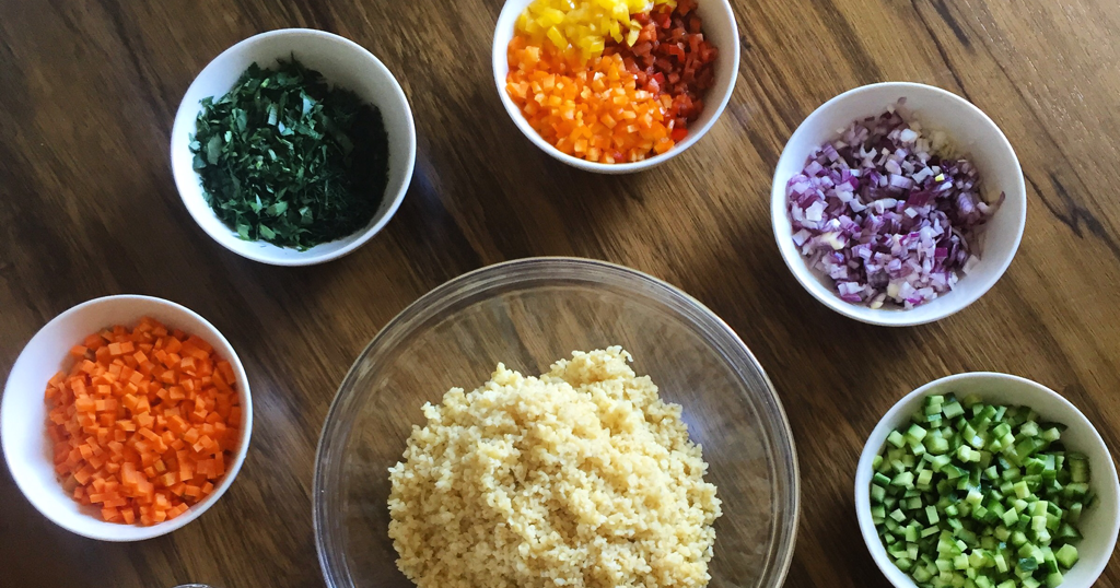 The Katamon Kitchen Rainbow Quinoa
