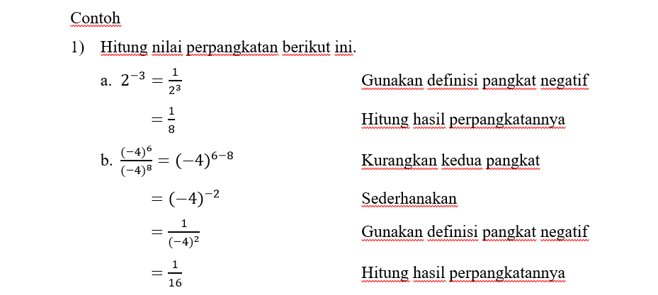 bentuk pangkat negatif dari 243 adalah