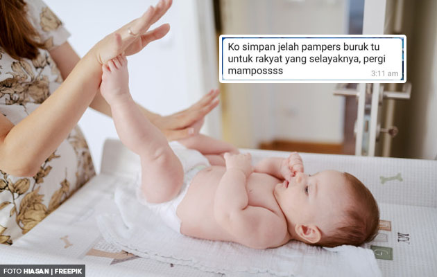 Aku Tak Mainlah Pakai Pampers Brand Cap Ayam Ni Suri Rumah Demand Bantuan Pampers Branded Untuk Anaknya Berusia 5 Tahun The Reporter