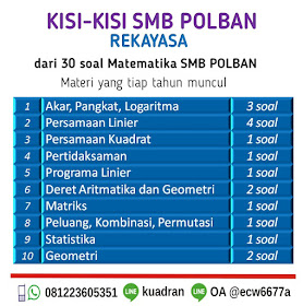 46++ Soal smb polban 2020 information