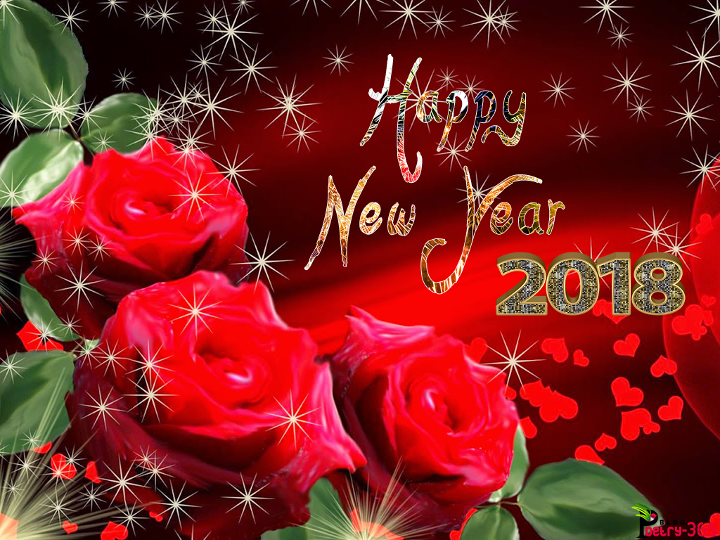 Culinar hielo malgeri miniaturi atașate basta libitum Wishes and Poetry: Happy New Year Image 2018 with Roses For Friends