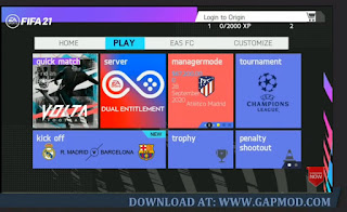 Menu FIFA 14 MOD 21 Volta New Menu Faces Kits & Full Transfers Best Graphics